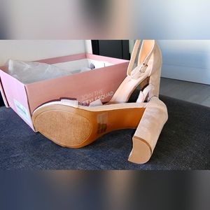 Suede Nude heels